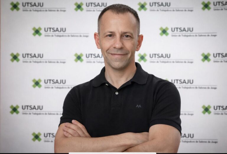 UTSAJU elige a Marcos Sancho Garcia nuevo presidente de la Unión de Trabajadores de Salones de Juego